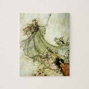 Älvor bort - Arthur Rackham Pussel