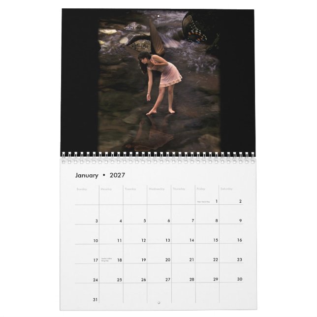 Älvor en kalender 2013 (Jan 2027)