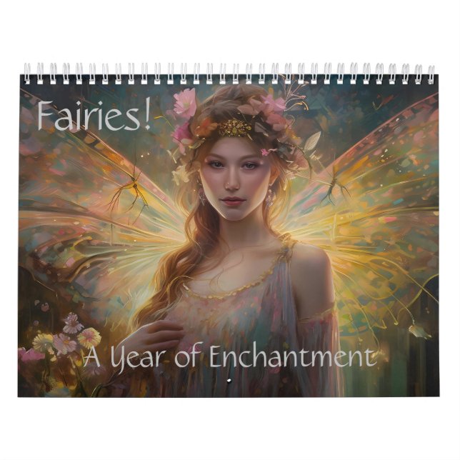 Älvor! Ett år för fantment Kalender (Omslag)