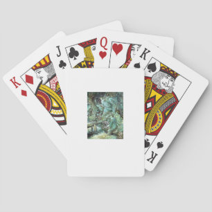Älvor Fairycore Mode Estetik Goblincore Stuga Casinokort