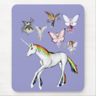 Älvor Färg Unicorn Musmatta