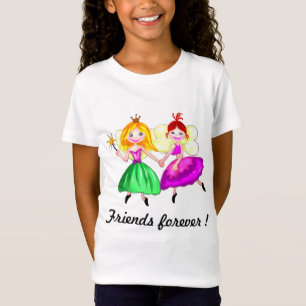 Älvor för anpassadebästa vänprincess t shirt