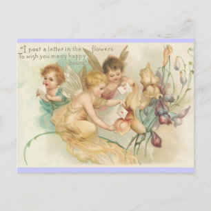 Älvor för barn - Vintage Art Card Vykort