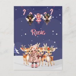 ÄLVOR i CANDY CANE Vykort