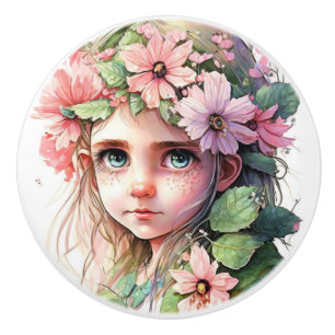 Älvor i Flower Fairy Knopp
