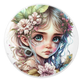 Älvor i Flower Fairy Knopp