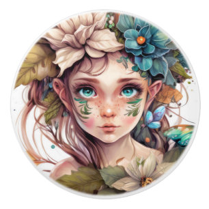 Älvor i Flower Fairy Knopp