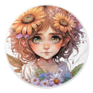 Älvor i Flower Fairy Knopp