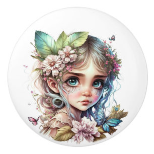 Älvor i Flower Fairy Knopp