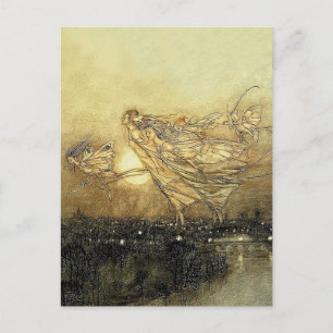 “Älvor i Kensington Gardens” av Arthur Rackham Vykort
