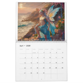 Älvor i manliga oceanen kalender