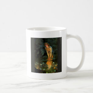 Älvor i mejerikretsen mitt i sommaren Kväll Kaffemugg