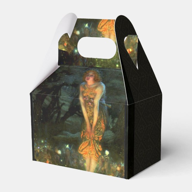 Älvor i mejerikretsen mitt i sommaren Kväll Presentaskar (Framsidan Sidan)