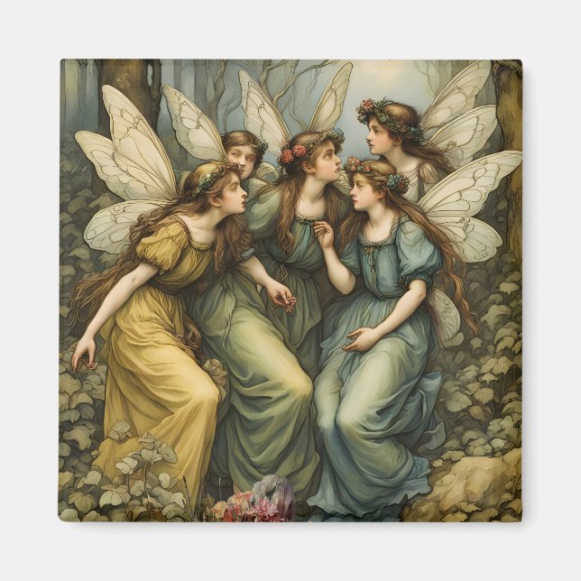 Älvor i skogen magnet (Framsidan)