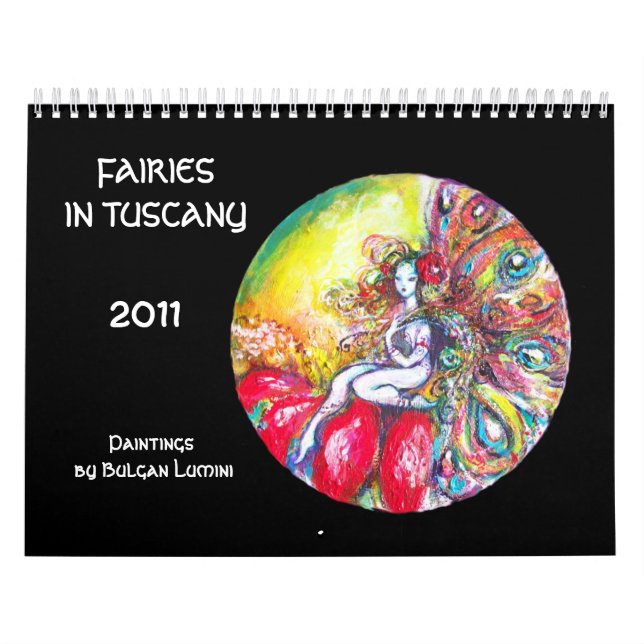ÄLVOR I TUSCANY 2017 Fantasy Kalender (Omslag)