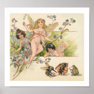 Älvor och band Poster