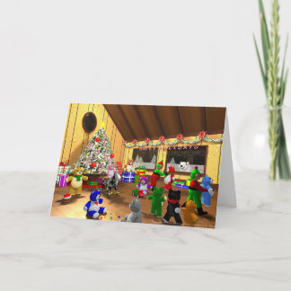 Älvor och björnar helgkort