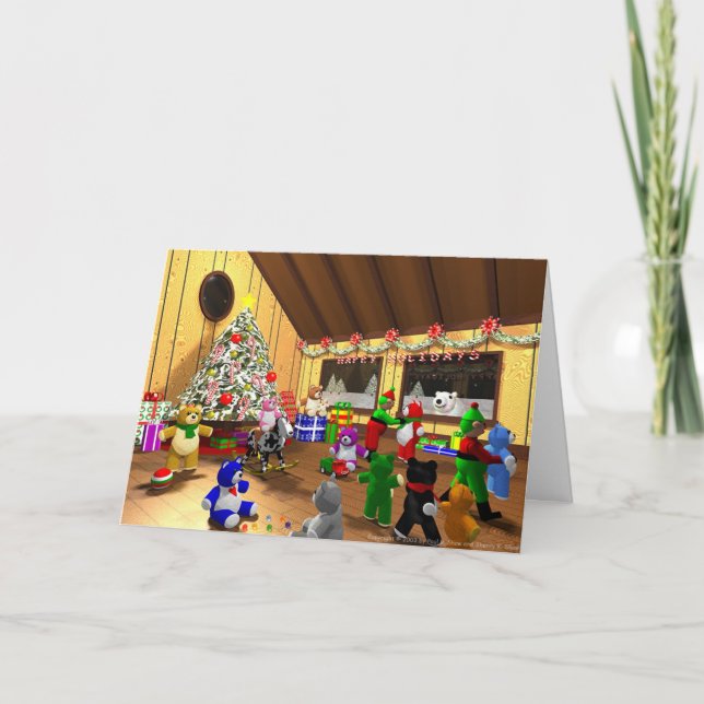 Älvor och björnar helgkort (Framsida)