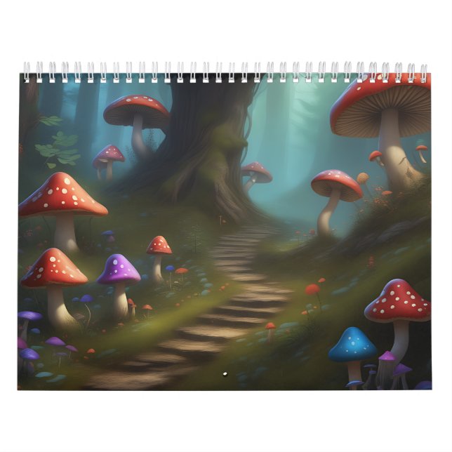 Älvor och deras Magiska Skog Kalender (Omslag)