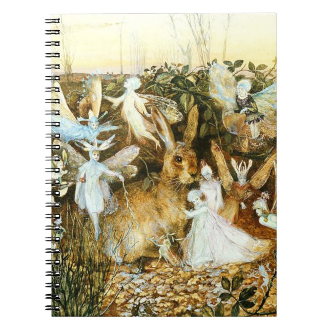 Älvor och kanin anteckningsbok (Framsidan)