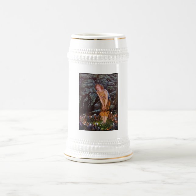 Älvor på midsommar natt i flickdröm sejdel (Center)