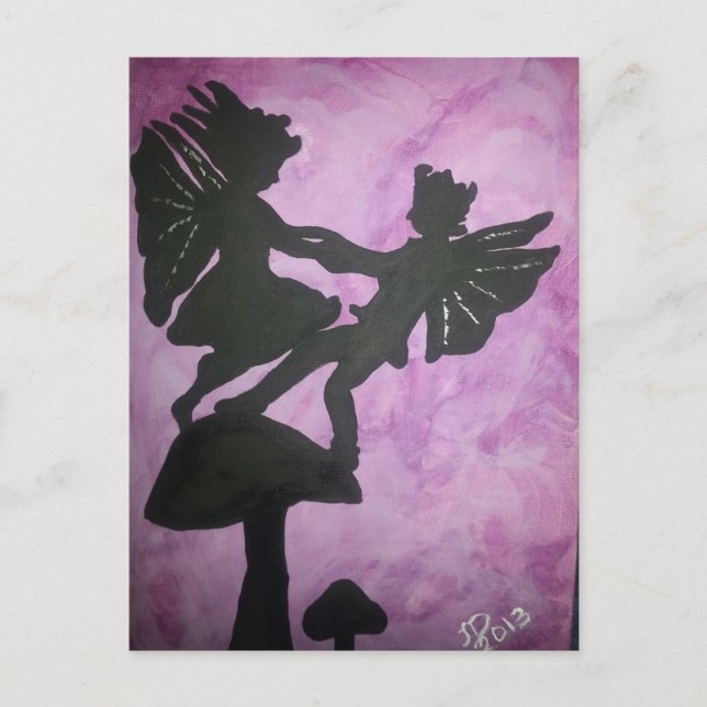 Älvor på Mushroon.jpg Vykort (Framsida)