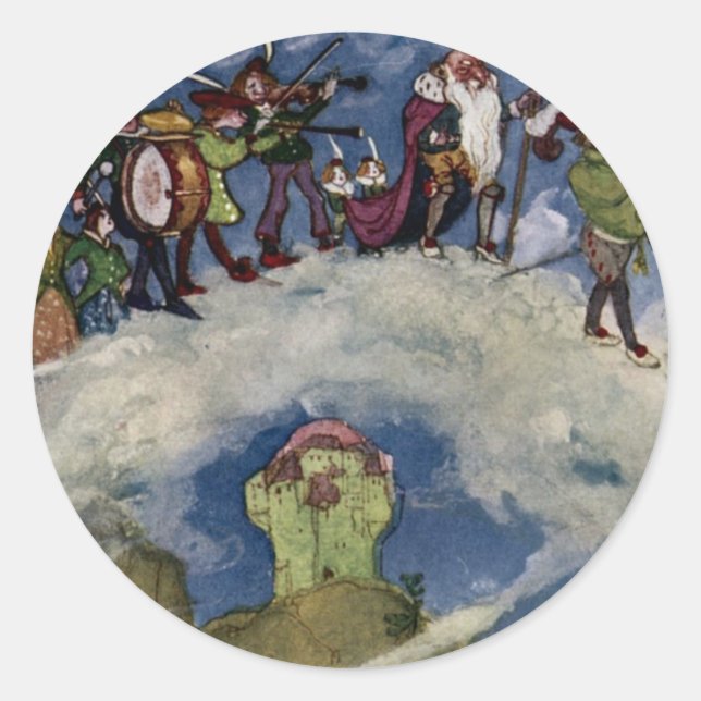 Älvor Runt Klistermärke (Framsida)