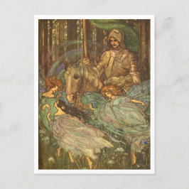 Älvor som dansar vykort för Vintage