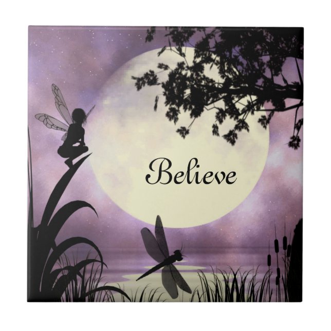 Älvor som jag tror kakelplatta (Framsidan)