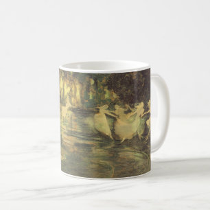 Älvor virvlar av Arthur Black, Vintage älvdans Kaffemugg
