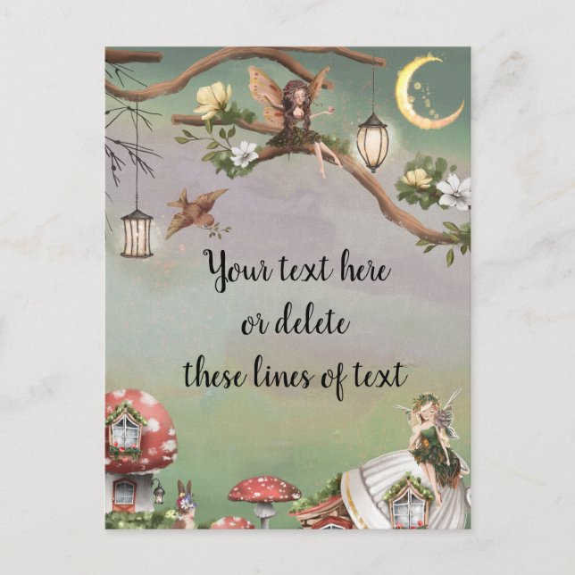 Älvor Vykort (Framsida)