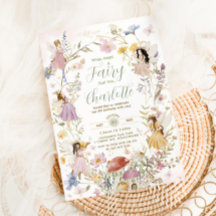 Älvor Wildblomsblommor Birthday