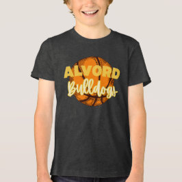 Alvord TX Bulldog Basketball T-Shirt