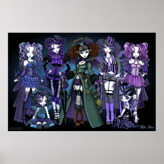 Älvorna Couture Myka Jelina Fantasy Art Poster