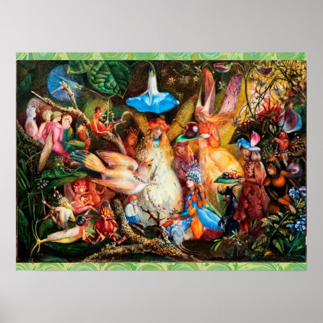 ÄLVORNA FAVORITE BIRD Enchanted Skogen Poster (Framsidan)