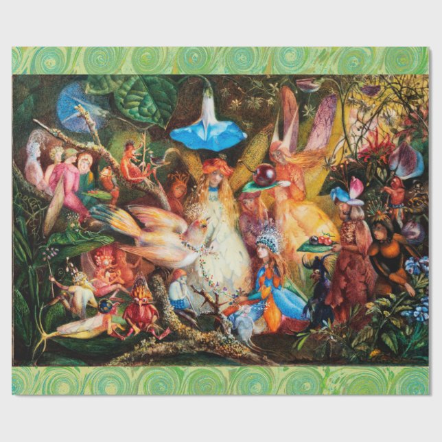 ÄLVORNA FAVORITE BIRD Enchanted Skogen Wrappin Presentpapper (Platt)