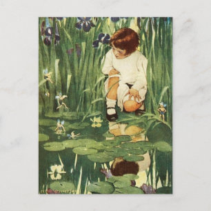 Älvorna Picnic Vykort