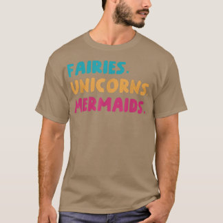 Älvors Unicorns Sjöjungfruar Påstående Sjöjungfru  T Shirt