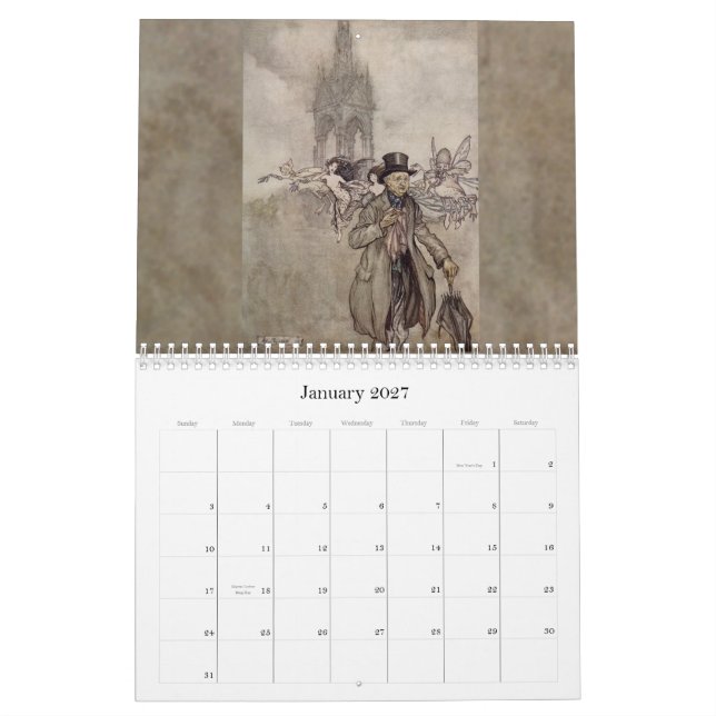 Älvorväggkalender 2011 kalender (Jan 2027)