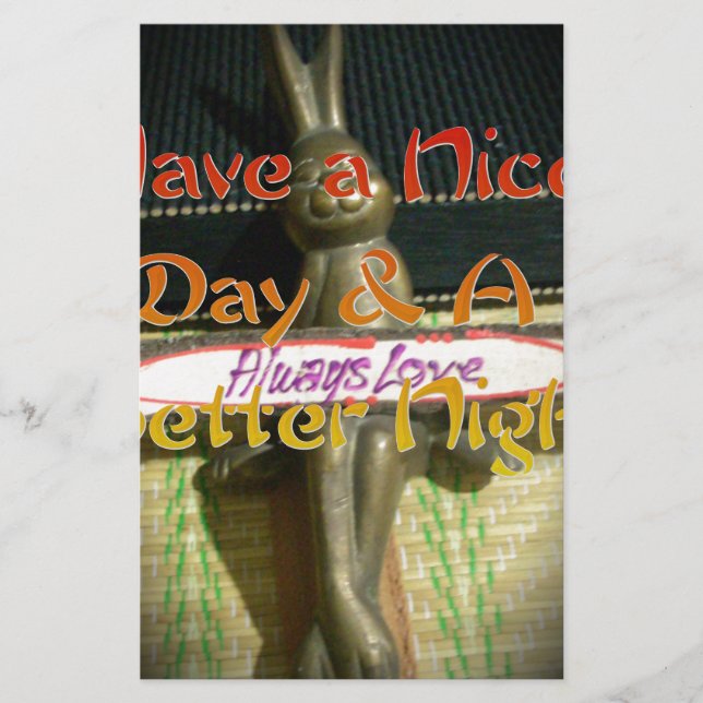 Alwaus Kärlek Hakuna Matata har en trevlig dag. (Framsida)