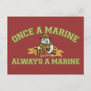 Always A Marine Vykort