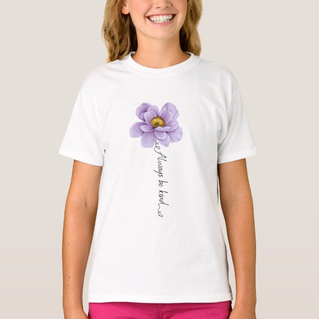 "always be kind" t-shirt (Framsida)