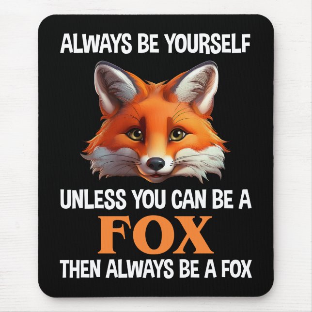 Always Be Yourself Unless You Can Be A Fox Musmatta (Framsidan)