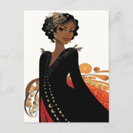 ALWAYS ELEGANT #9-inbjudan Vykort