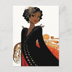ALWAYS ELEGANT #9-inbjudan Vykort