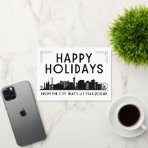 ALWAYS LIT Vegas Glad helg Greeting Card