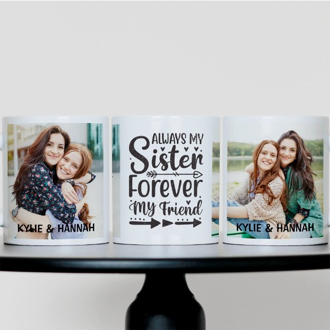 Always My Sister Forever My Friend 2 Photo Kaffemugg (Skapare uppladdad)