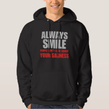 Always Smile Hoodie | Streetwear-stil
