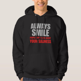 Always Smile Hoodie | Streetwear-stil