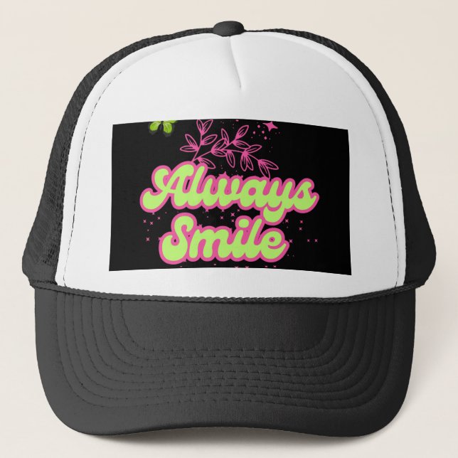 Always smile positive quote instant download  keps (Framsida)